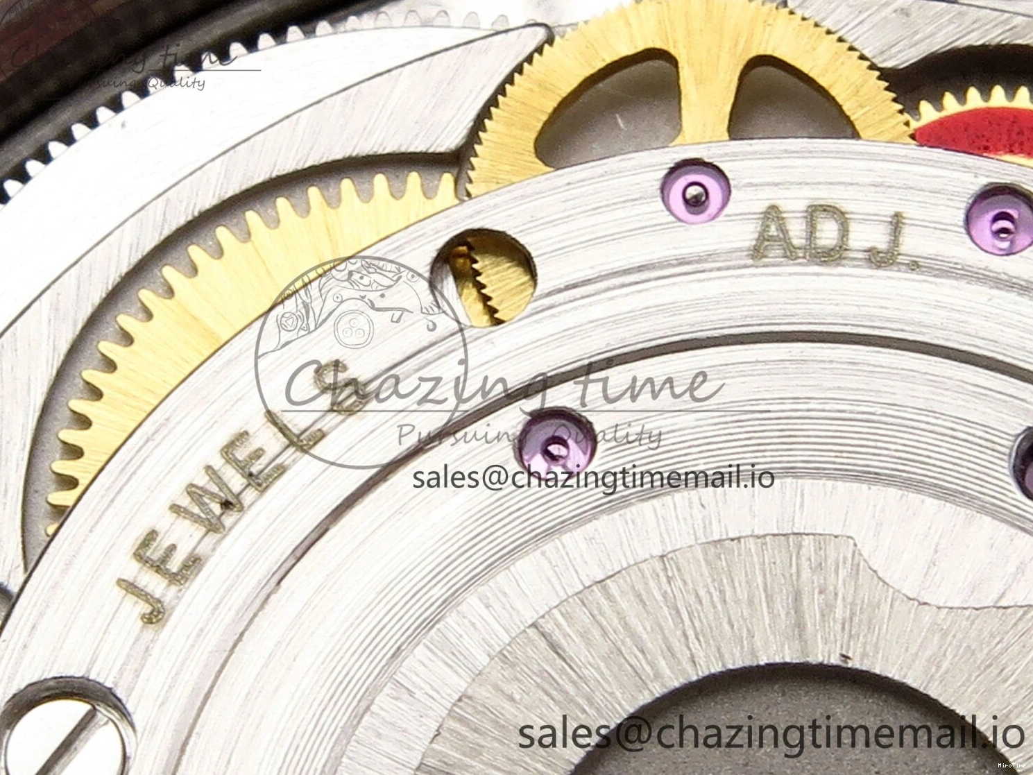 MiroTime 0127 Vibrant DateJust 41 126333 EWEF Best Edition YG Stick Dial on SS YG Jubilee Bracelet A 990